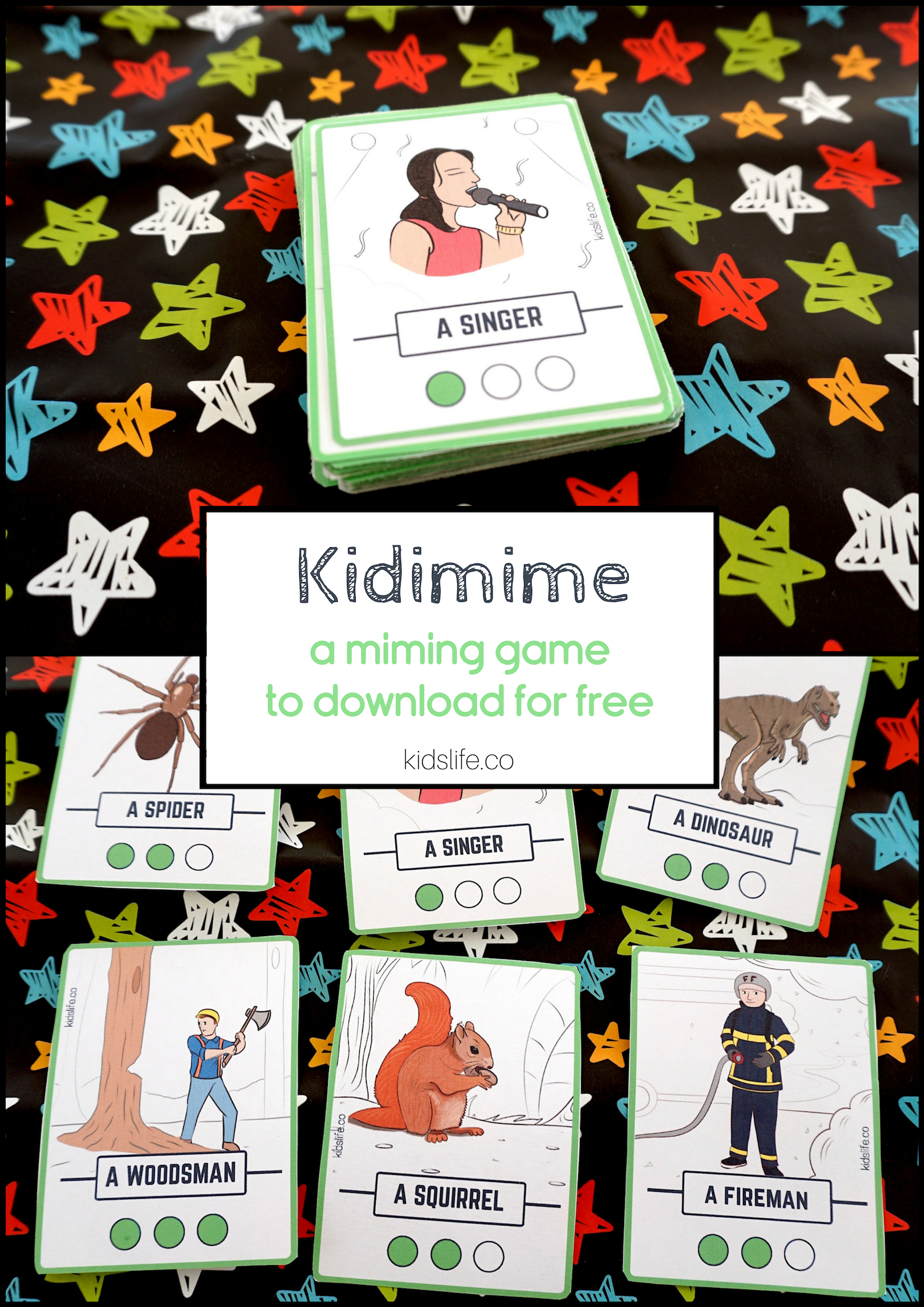 Daily Routine, Mime It Card Game