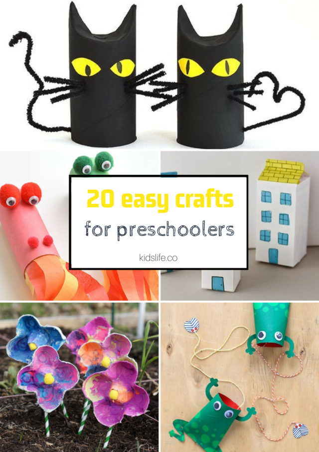 20 easy crafts for preschoolers - Kidslife