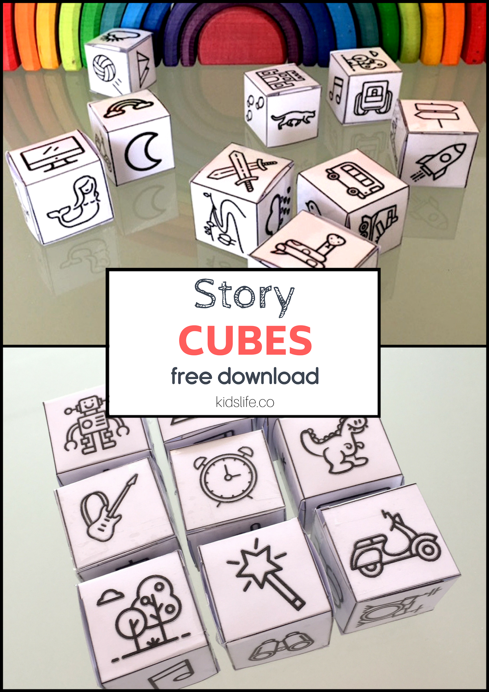 Make Your Own Story Cubes: DIY Story Cube Tutorial 🎲 