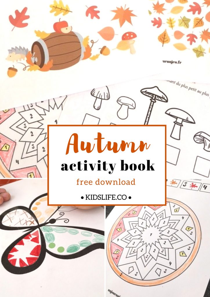 Autumn activity book to download