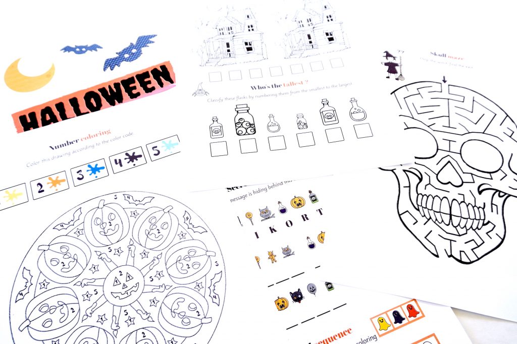 Halloween fun activity book