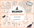 Halloween activity book to download for free - Kidslife
