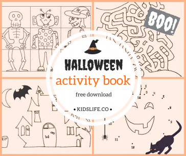 Halloween activity book to download for free - Kidslife