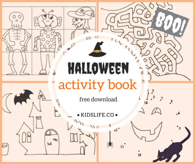 Halloween activity book