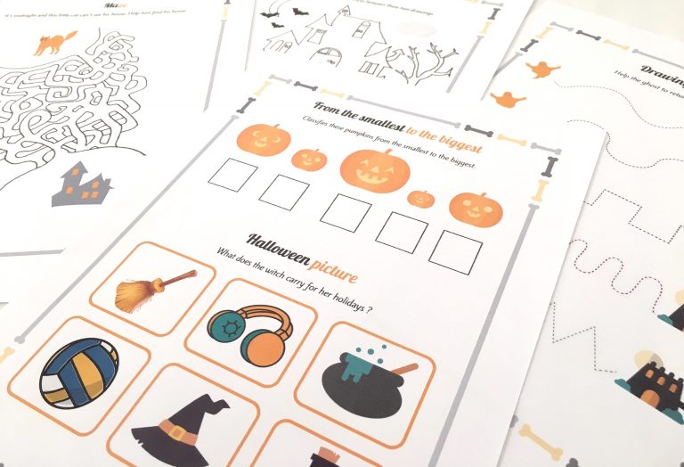Halloween activity book to download for free - Kidslife