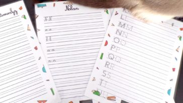 handwriting worksheet