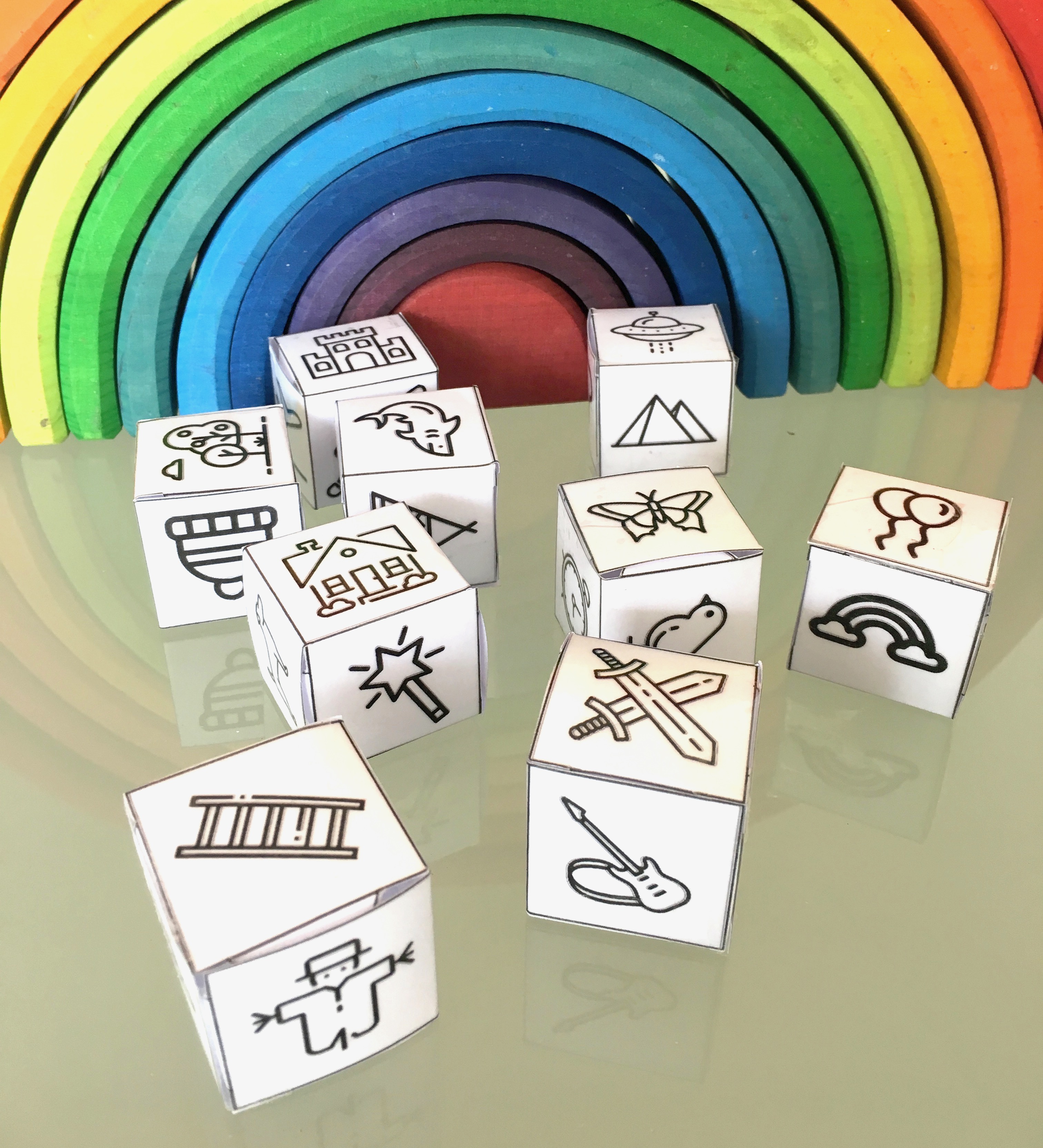 Free printable story cubes to download and play with! - Fun Kids - the UK's  children's radio station